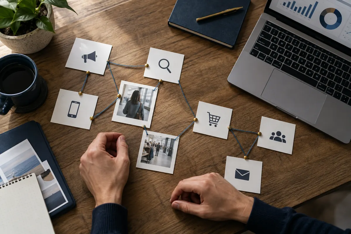 Mapping customer touchpoints across channels for attribution analysis