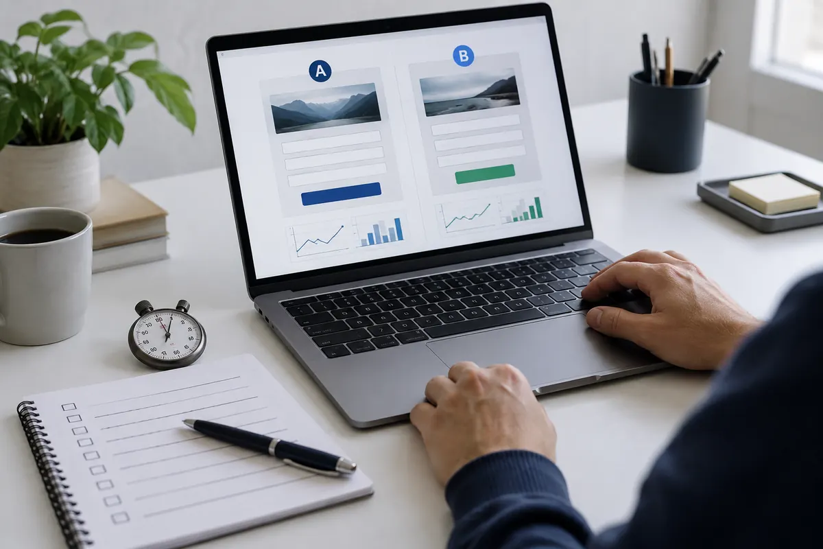 Testing alternative website forms for conversion and usability