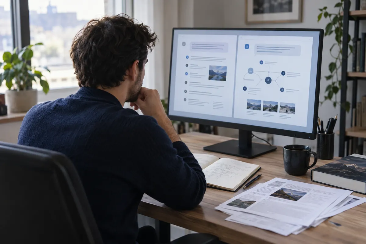 Comparaison de réponses de recherche conversationnelle avec des documents sources