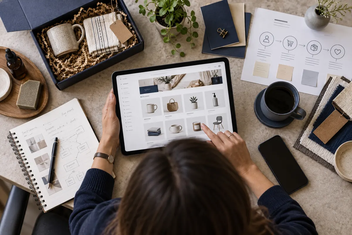 Conception d’une marketplace à partir d’un catalogue vendeurs et d’échantillons de produits