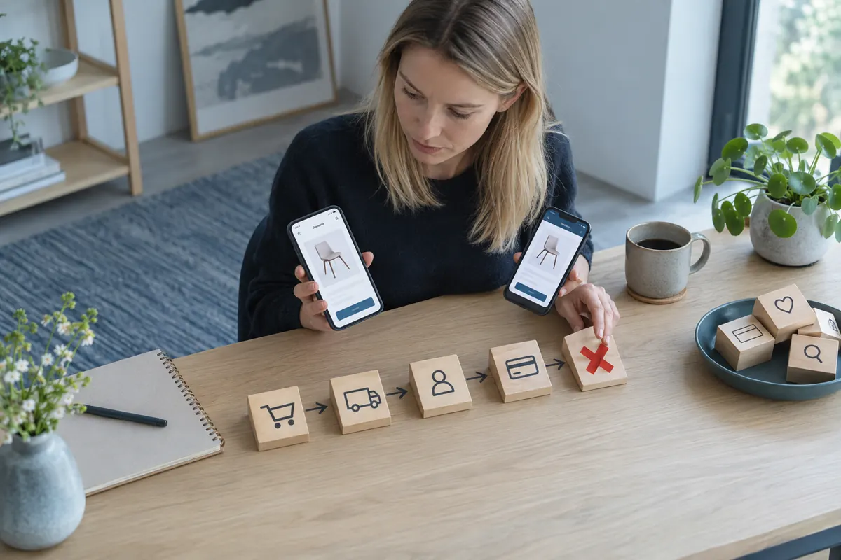 Verkkokaupan maksupolun kitkan analysointi mobiililaitteilla