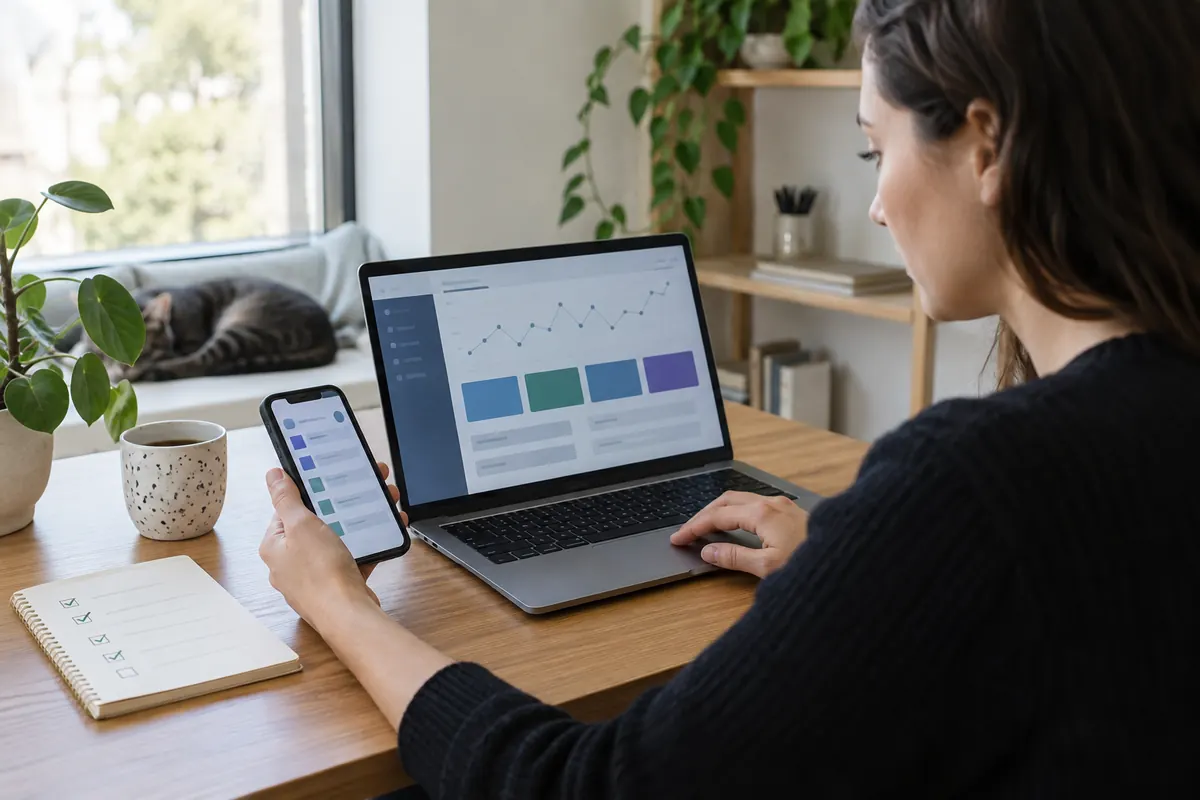 Analyst checking event collection across devices