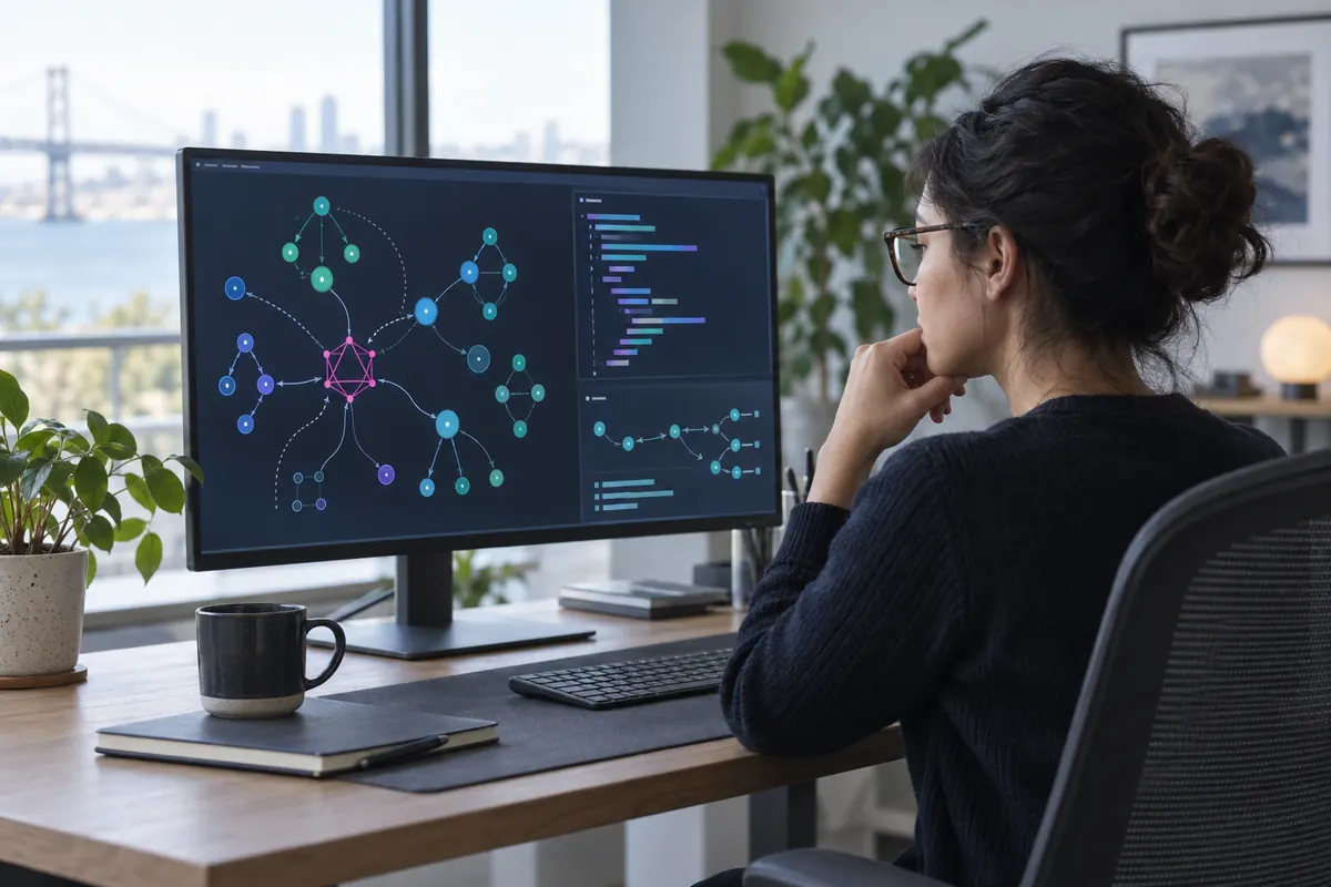 Ingénieure examinant les frontières de droits des requêtes GraphQL