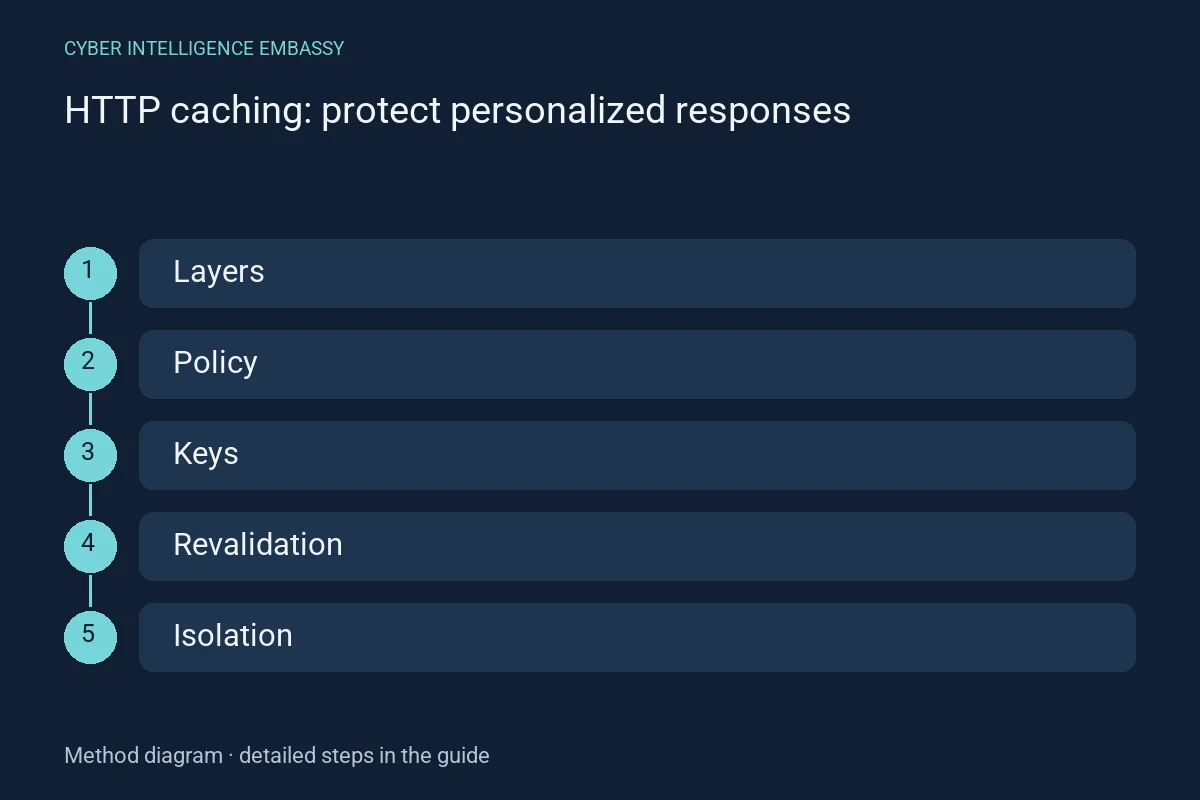 Method diagram: Layers → Policy → Keys → Revalidation → Isolation