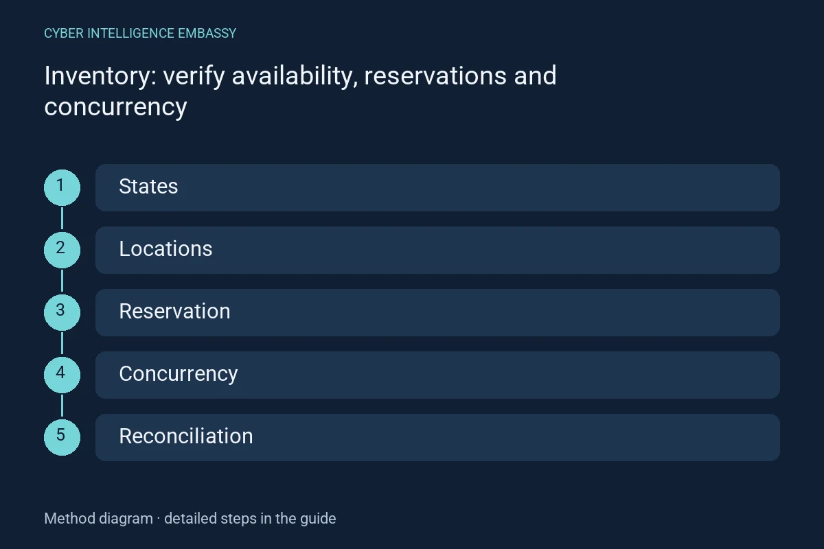 Method diagram: States → Locations → Reservation → Concurrency → Reconciliation