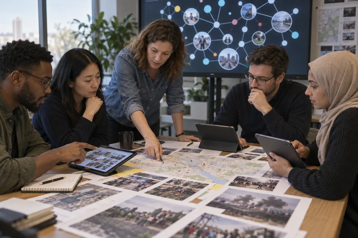 Research team triaging public conversation signals