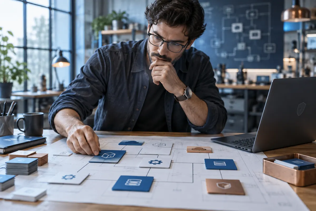 Engineer mapping software components and dependencies before release