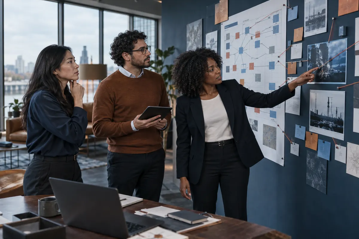 Risk team validating a technology vendor and its critical dependencies