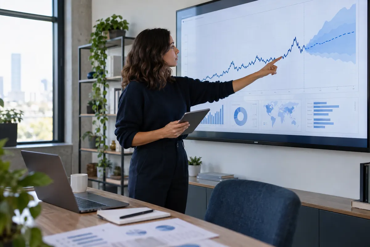 Comparing historical web traffic with a predictive forecast interval