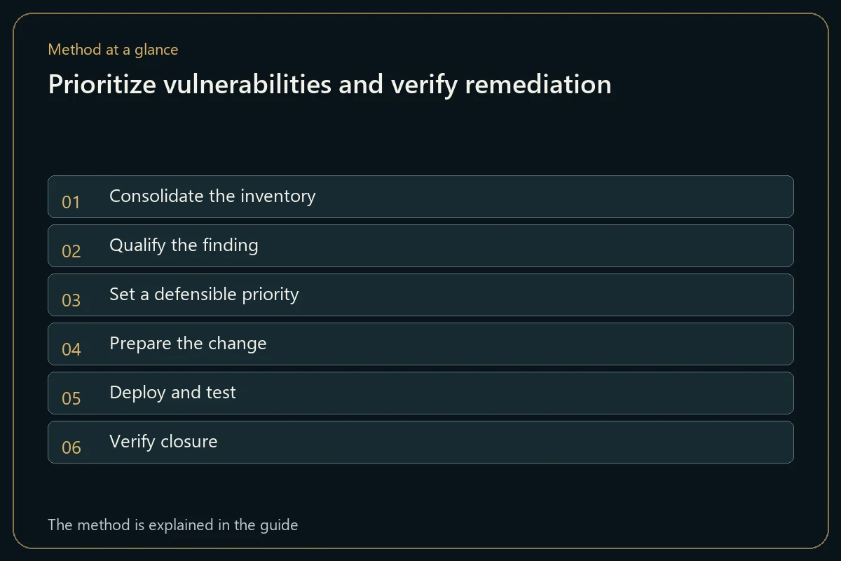 Prioritize vulnerabilities and verify remediation