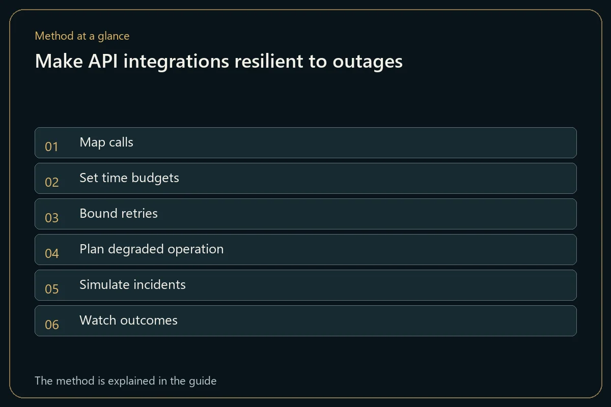 Make API integrations resilient to outages