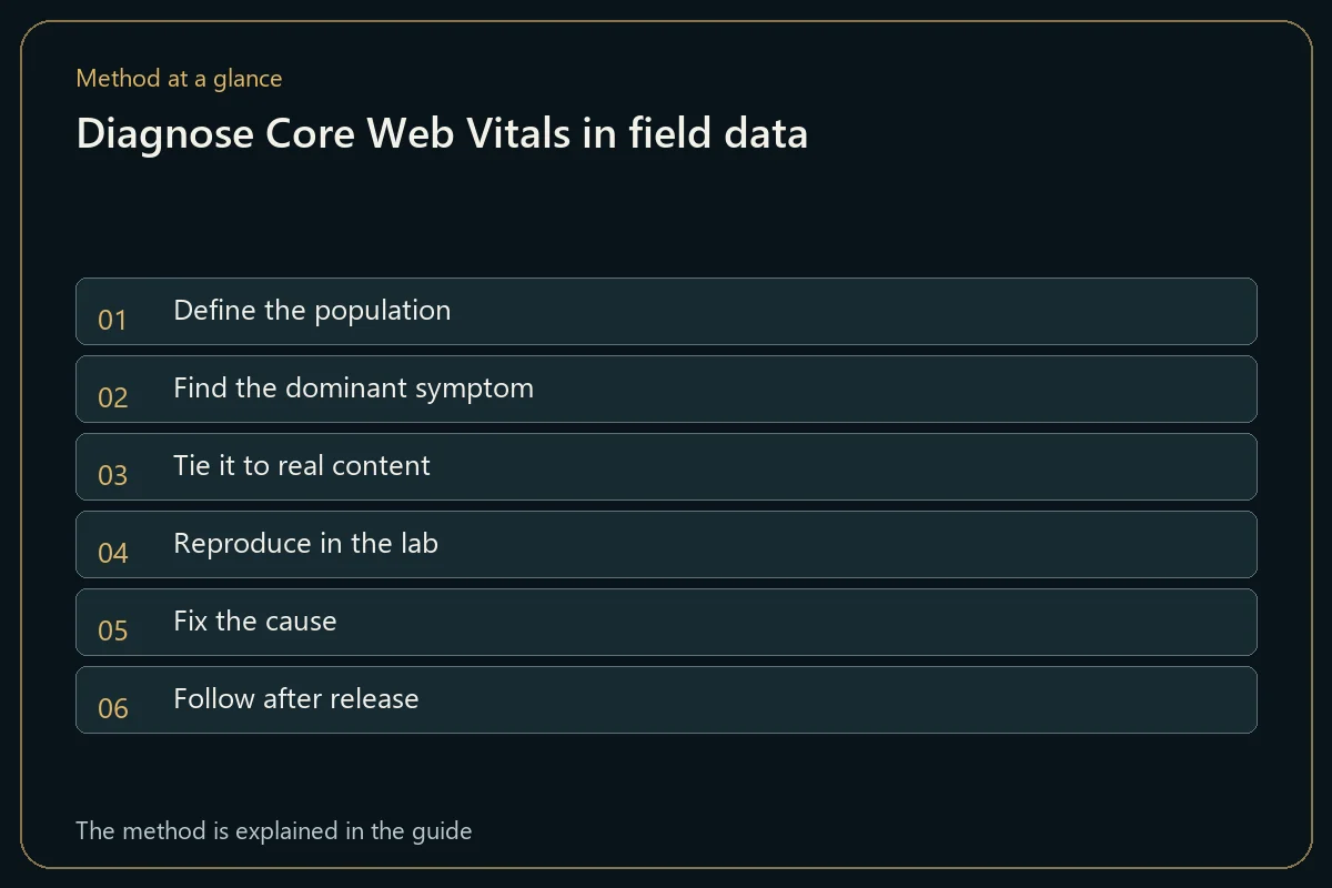Diagnose Core Web Vitals in field data