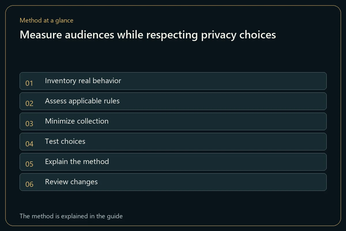 Measure audiences while respecting privacy choices