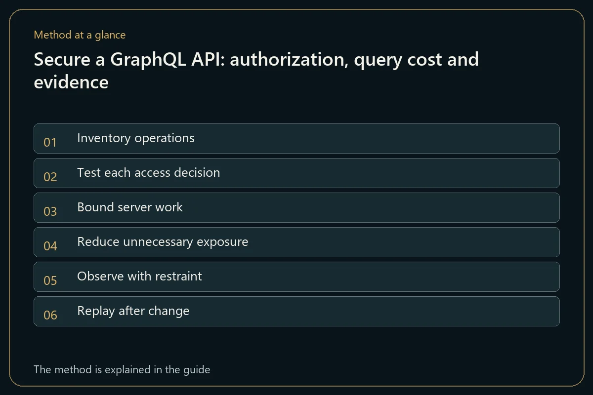 Secure a GraphQL API: authorization, query cost and evidence