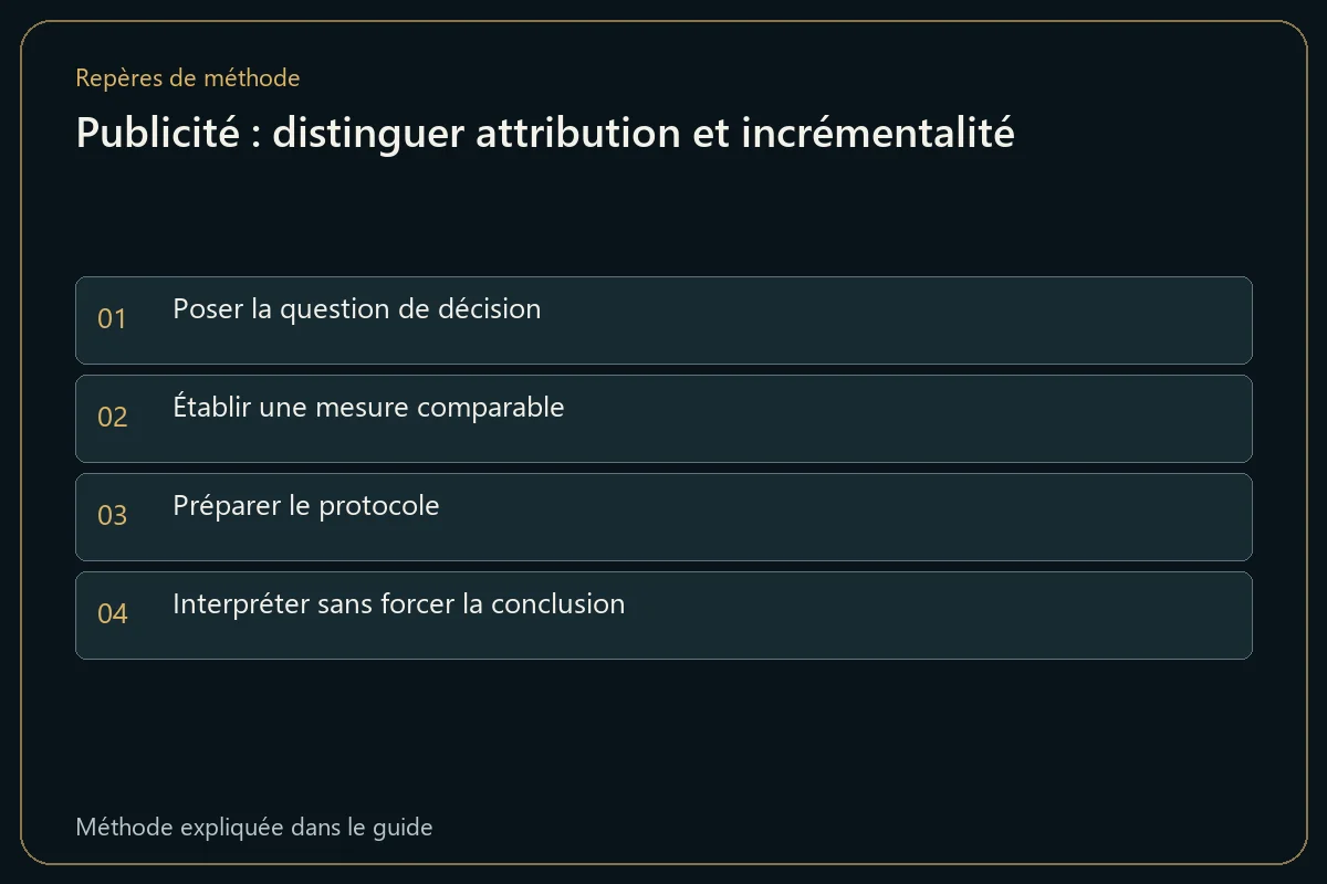 Publicité : distinguer attribution et incrémentalité
