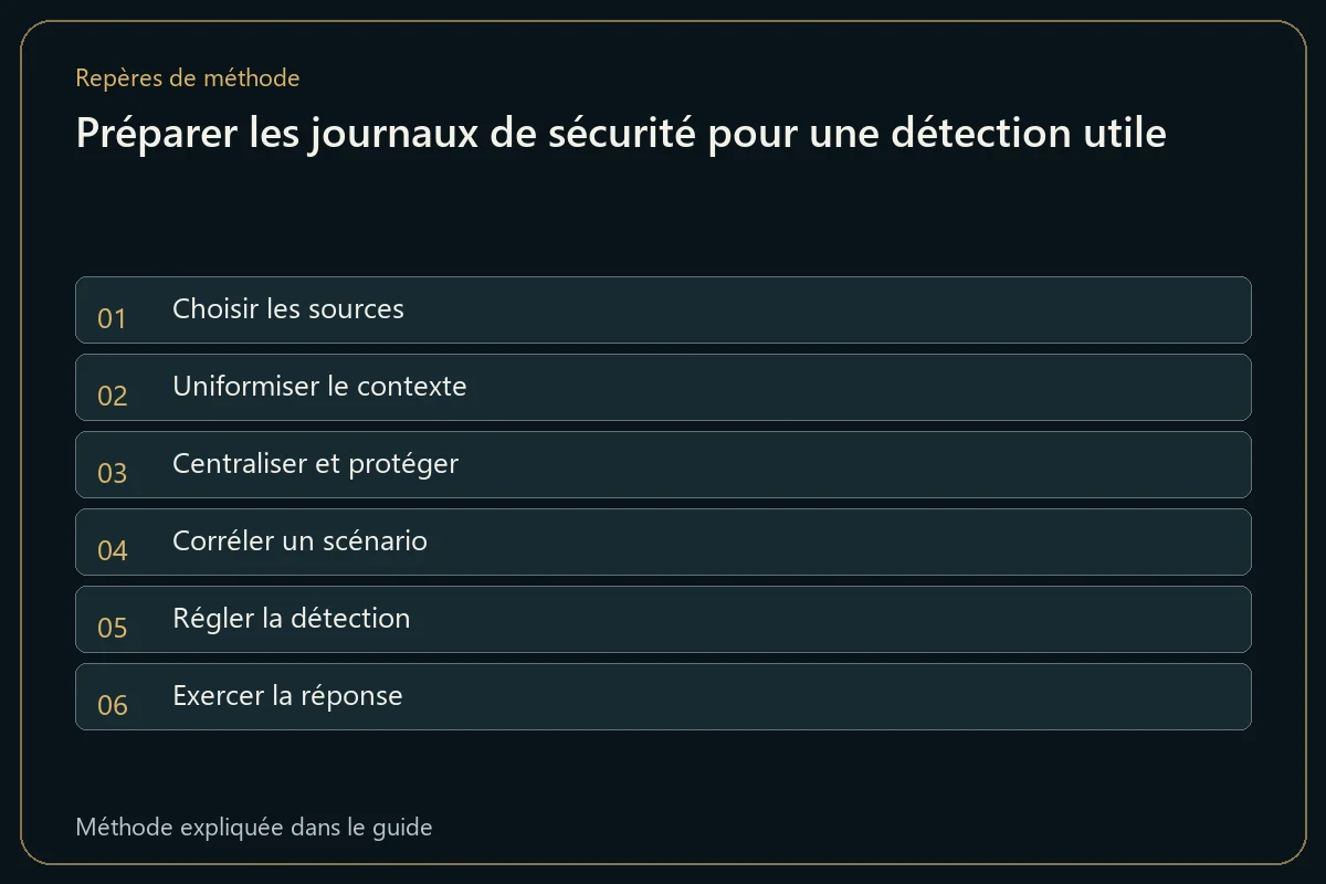 Préparer les journaux de sécurité pour une détection utile