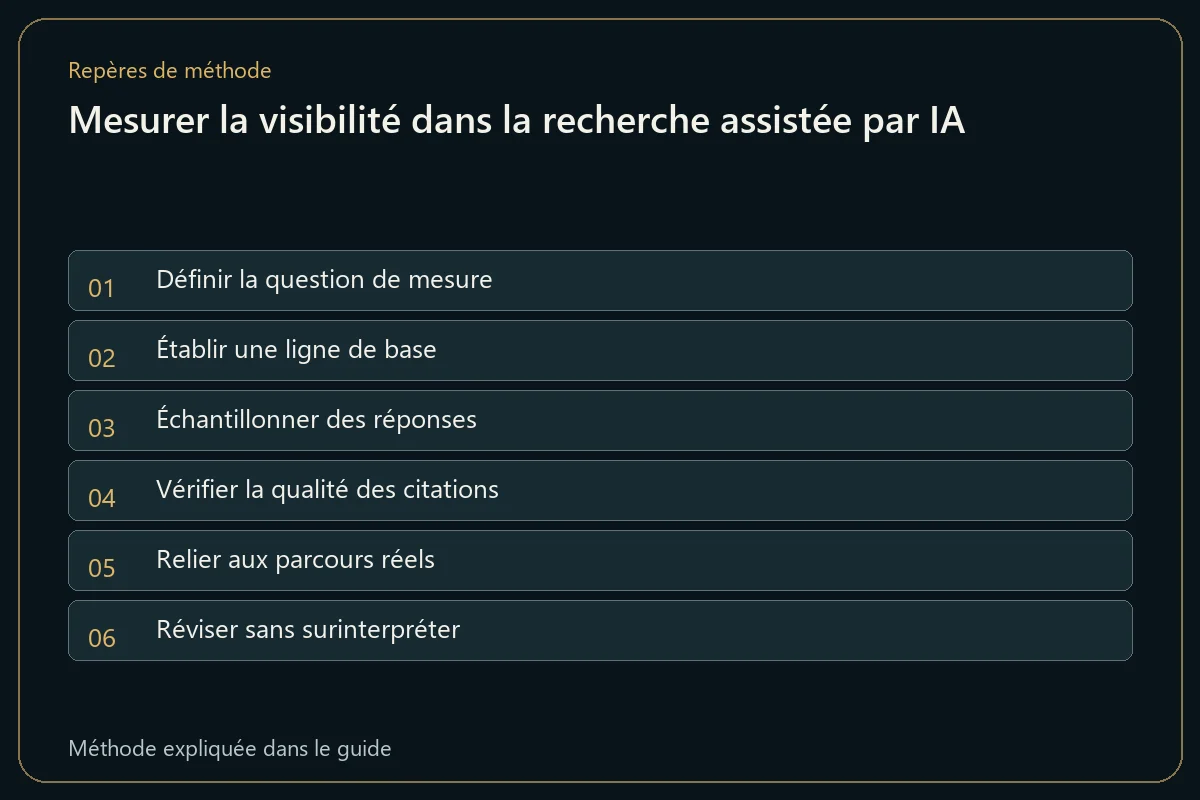 Mesurer la visibilité dans la recherche assistée par IA