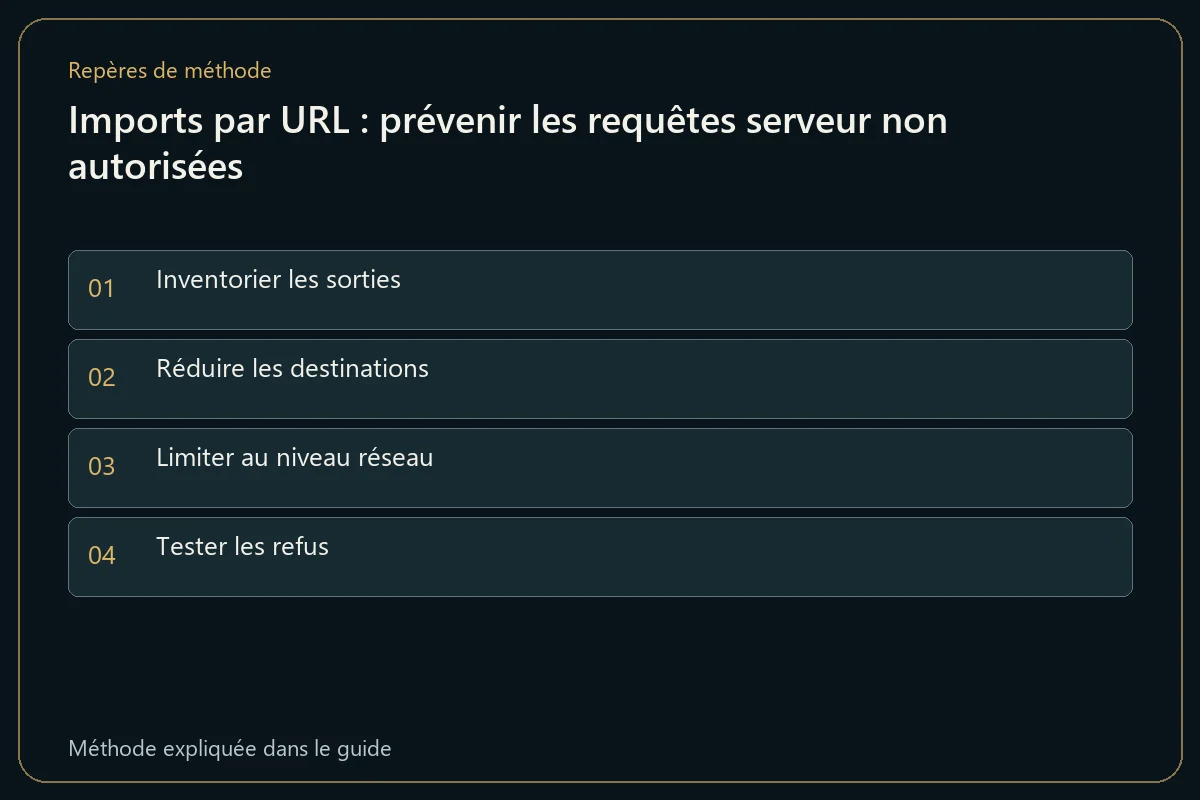 Imports par URL : prévenir les requêtes serveur non autorisées