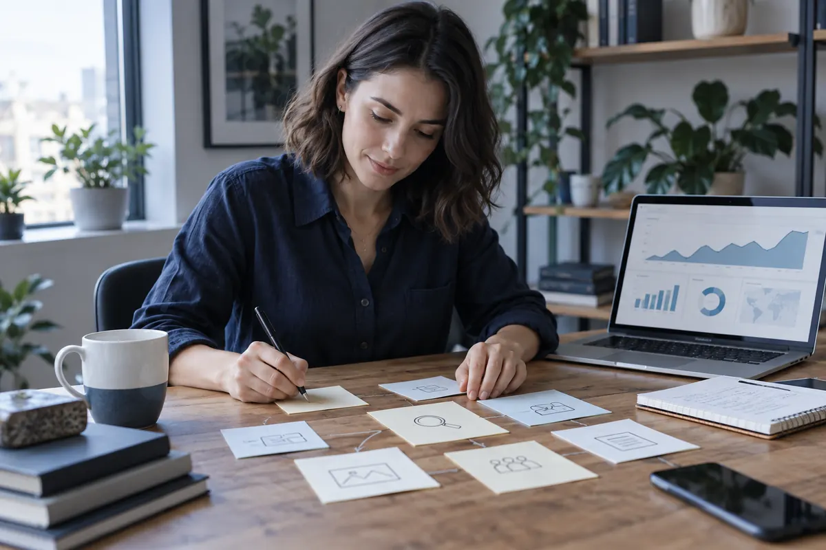 Estratega que organiza intenciones de búsqueda y visibilidad de contenidos