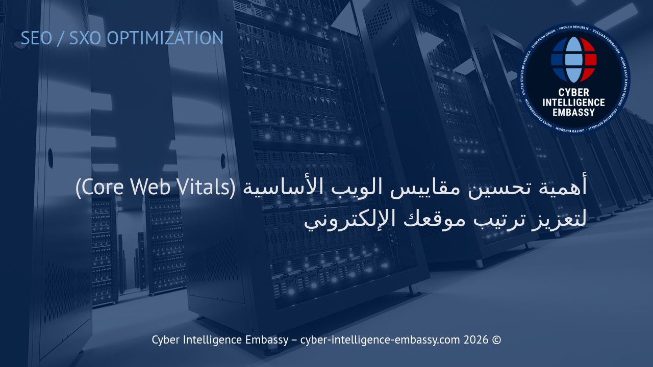 أهمية تحسين مقاييس الويب الأساسية (Core Web Vitals) لتعزيز ترتيب موقعك الإلكتروني