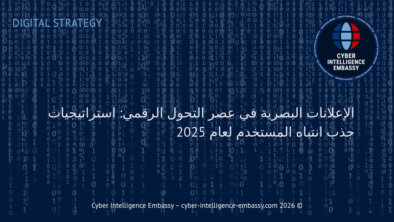 الإعلانات البصرية في عصر التحول الرقمي: استراتيجيات جذب انتباه المستخدم لعام 2025