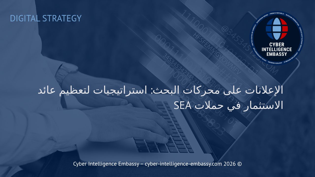 الإعلانات على محركات البحث: استراتيجيات لتعظيم عائد الاستثمار في حملات SEA