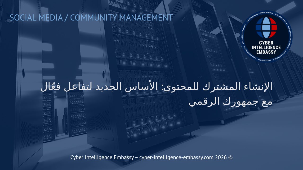 الإنشاء المشترك للمحتوى: الأساس الجديد لتفاعل فعّال مع جمهورك الرقمي
