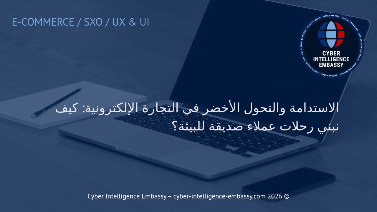 الاستدامة والتحول الأخضر في التجارة الإلكترونية: كيف نبني رحلات عملاء صديقة للبيئة؟