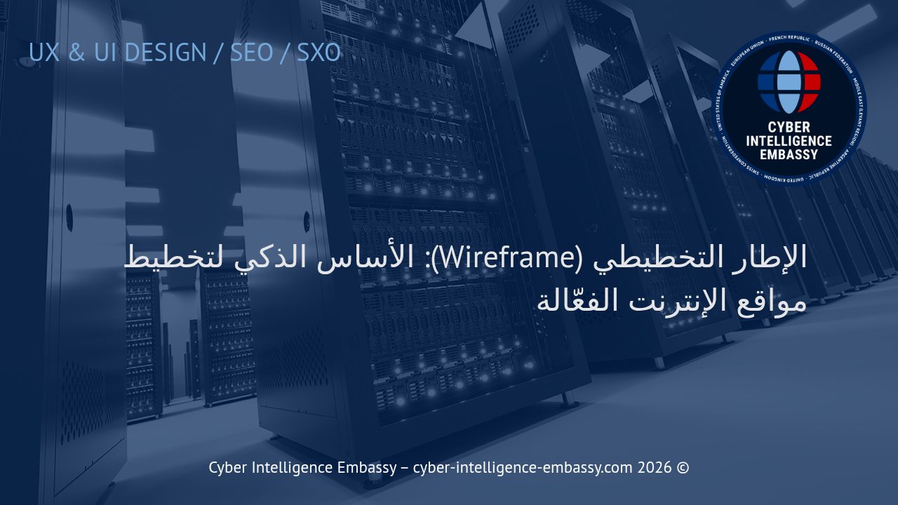 الإطار التخطيطي (Wireframe): الأساس الذكي لتخطيط مواقع الإنترنت الفعّالة