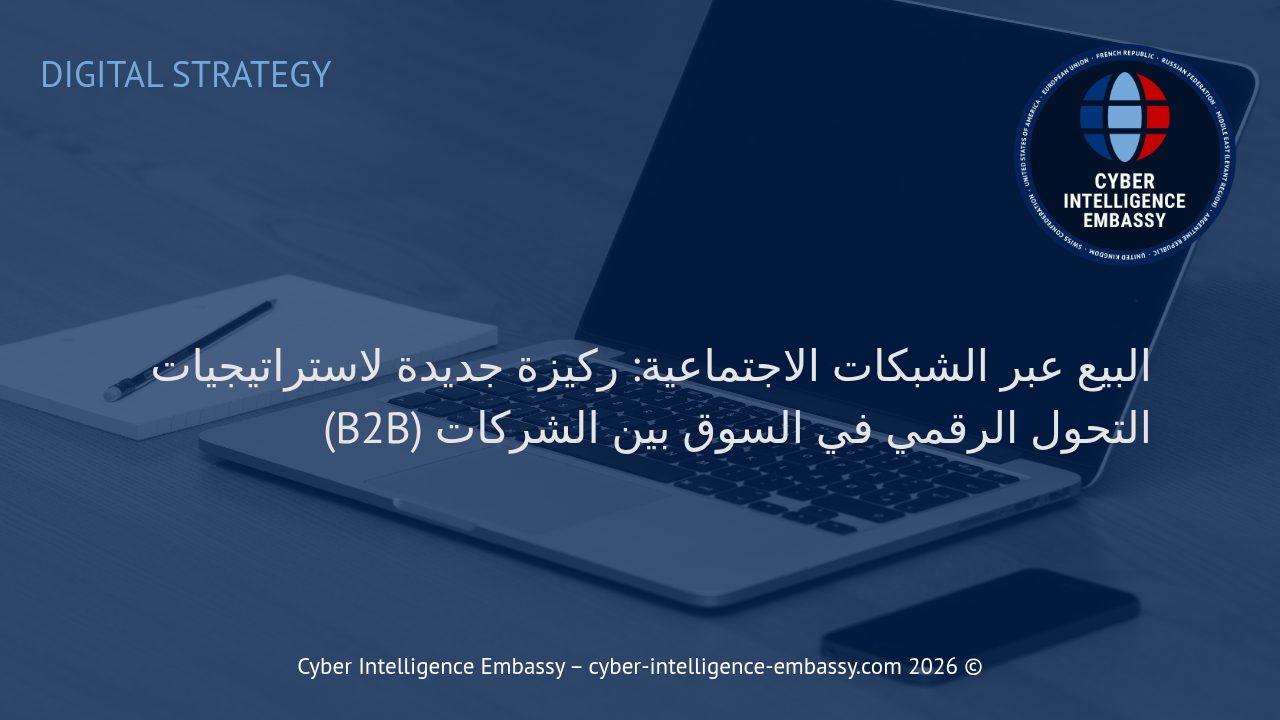 البيع عبر الشبكات الاجتماعية: ركيزة جديدة لاستراتيجيات التحول الرقمي في السوق بين الشركات (B2B)