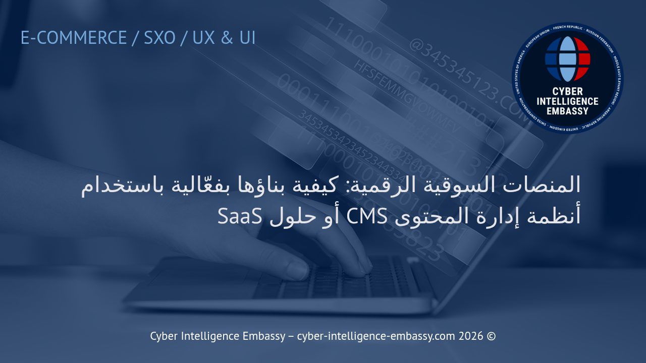 المنصات السوقية الرقمية: كيفية بناؤها بفعّالية باستخدام أنظمة إدارة المحتوى CMS أو حلول SaaS