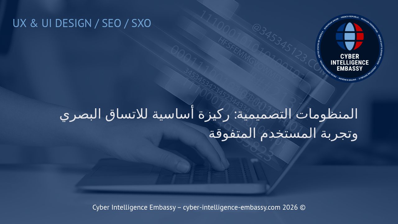 المنظومات التصميمية: ركيزة أساسية للاتساق البصري وتجربة المستخدم المتفوقة