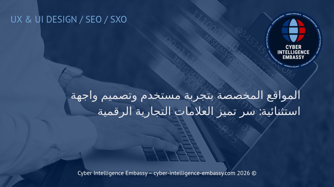 المواقع المخصصة بتجربة مستخدم وتصميم واجهة استثنائية: سر تميز العلامات التجارية الرقمية