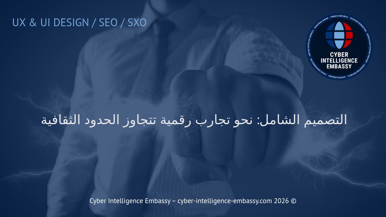 التصميم الشامل: نحو تجارب رقمية تتجاوز الحدود الثقافية