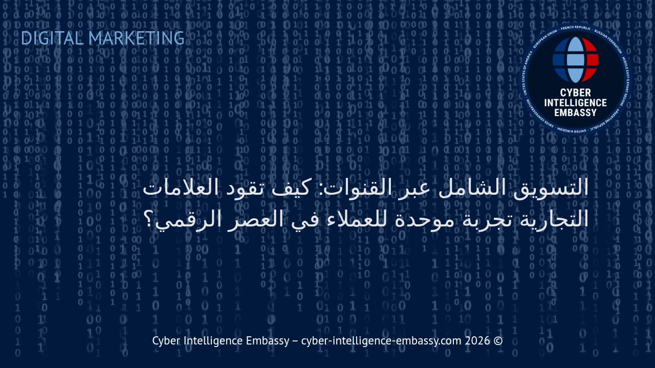 التسويق الشامل عبر القنوات: كيف تقود العلامات التجارية تجربة موحدة للعملاء في العصر الرقمي؟