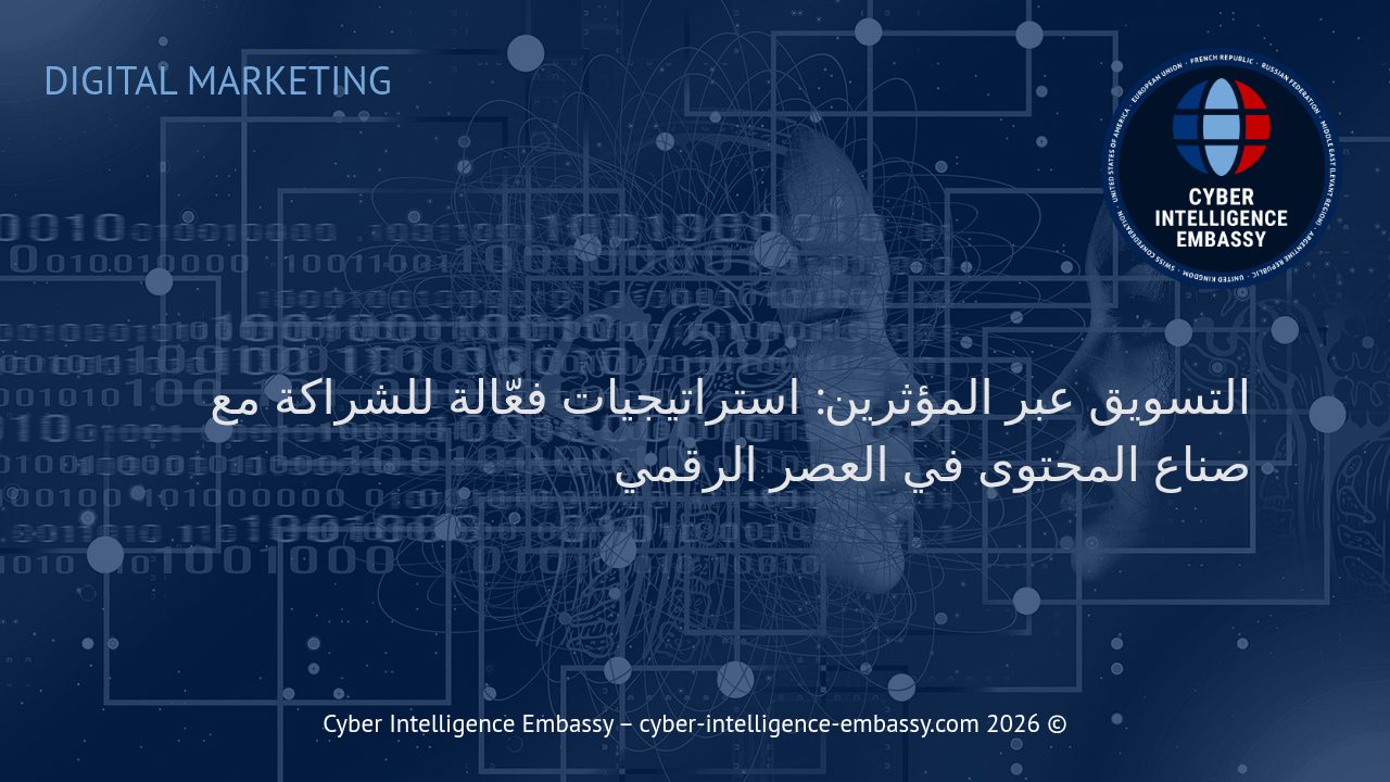 التسويق عبر المؤثرين: استراتيجيات فعّالة للشراكة مع صناع المحتوى في العصر الرقمي