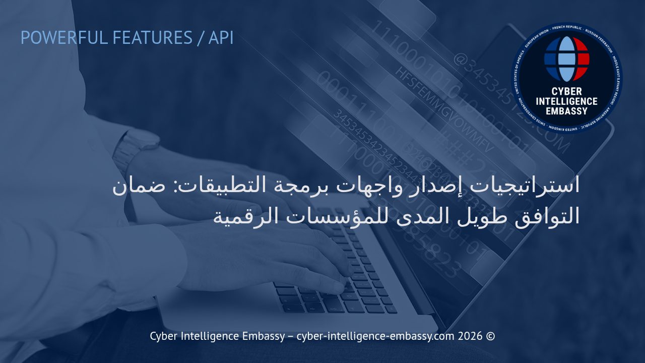 استراتيجيات إصدار واجهات برمجة التطبيقات: ضمان التوافق طويل المدى للمؤسسات الرقمية