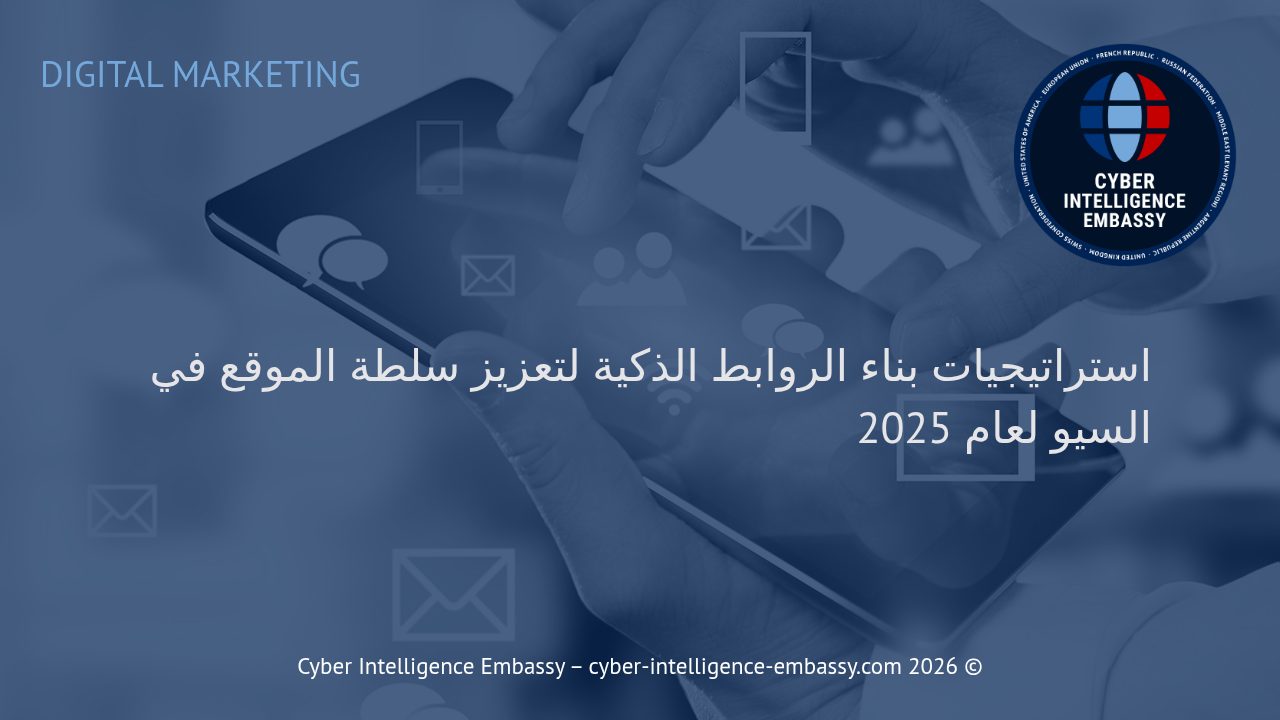 استراتيجيات بناء الروابط الذكية لتعزيز سلطة الموقع في السيو لعام 2025