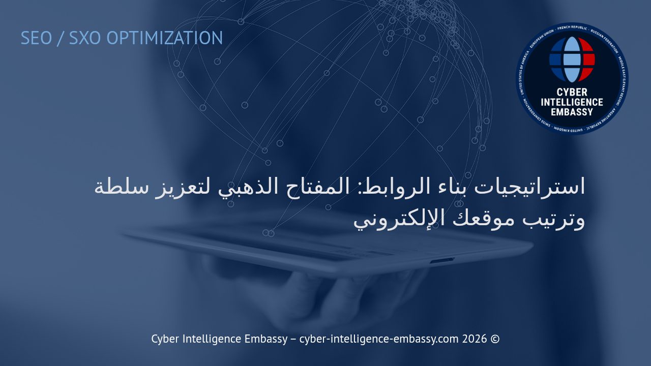 استراتيجيات بناء الروابط: المفتاح الذهبي لتعزيز سلطة وترتيب موقعك الإلكتروني