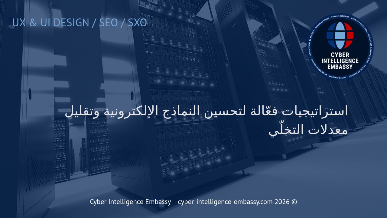 استراتيجيات فعّالة لتحسين النماذج الإلكترونية وتقليل معدلات التخلّي