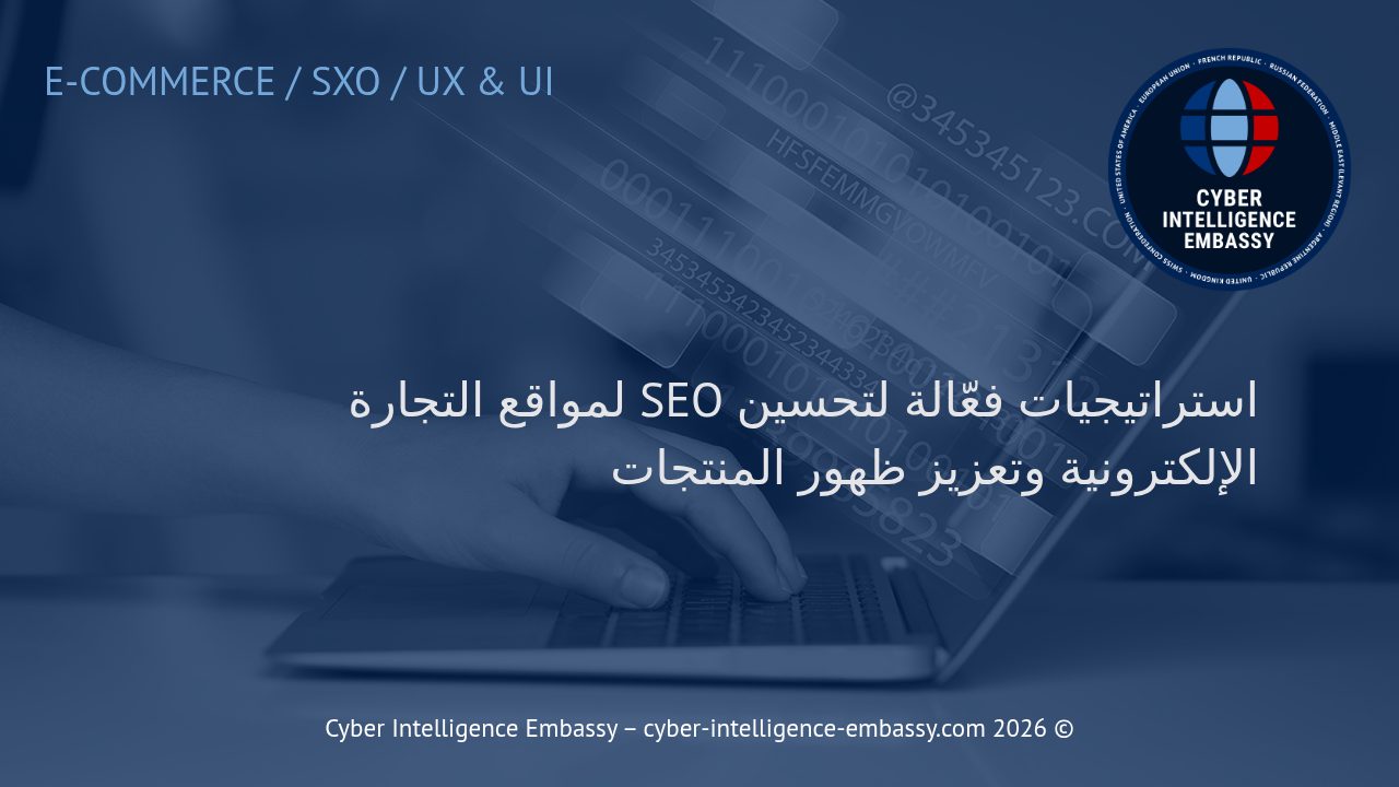 استراتيجيات فعّالة لتحسين SEO لمواقع التجارة الإلكترونية وتعزيز ظهور المنتجات