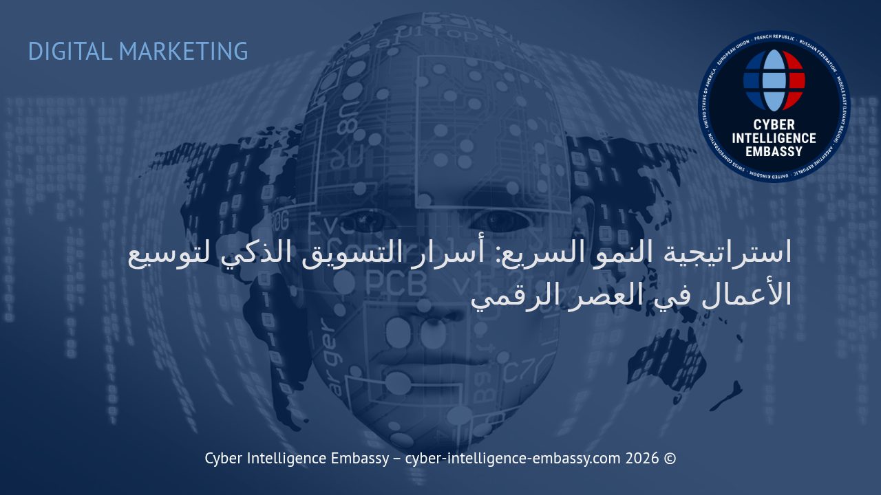 استراتيجية النمو السريع: أسرار التسويق الذكي لتوسيع الأعمال في العصر الرقمي