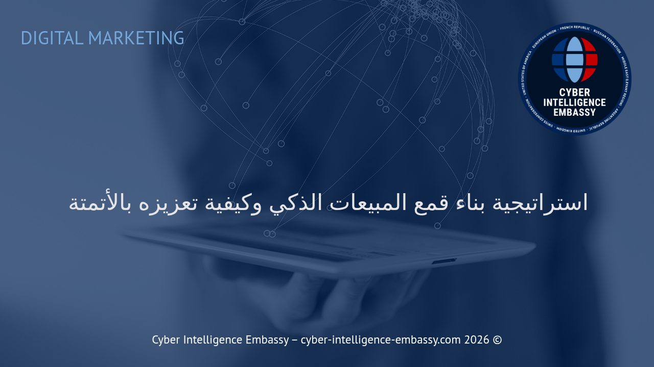 استراتيجية بناء قمع المبيعات الذكي وكيفية تعزيزه بالأتمتة