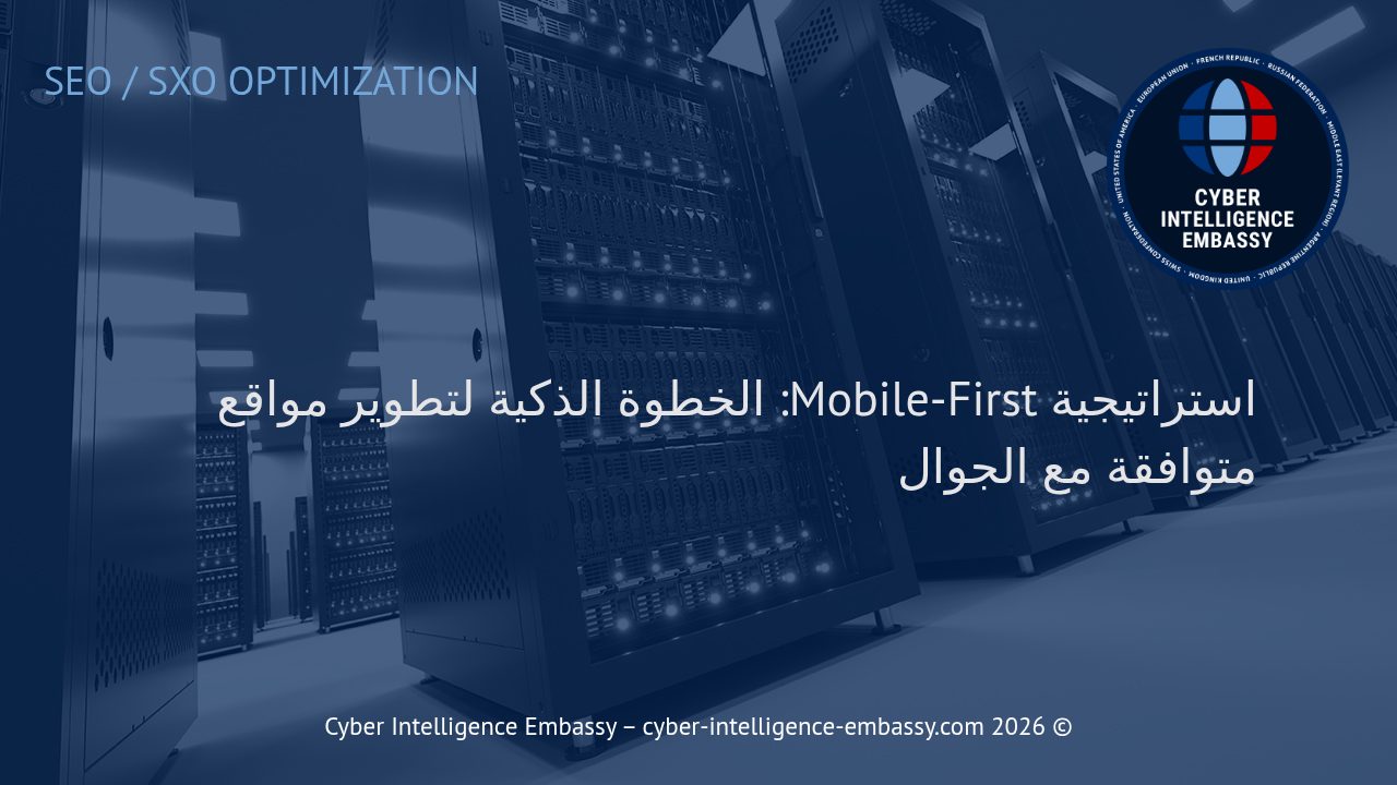 استراتيجية Mobile-First: الخطوة الذكية لتطوير مواقع متوافقة مع الجوال
