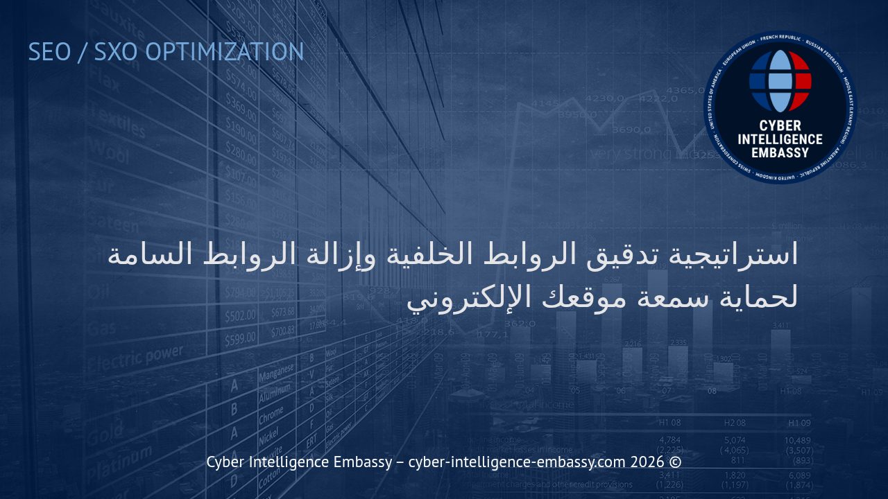 استراتيجية تدقيق الروابط الخلفية وإزالة الروابط السامة لحماية سمعة موقعك الإلكتروني