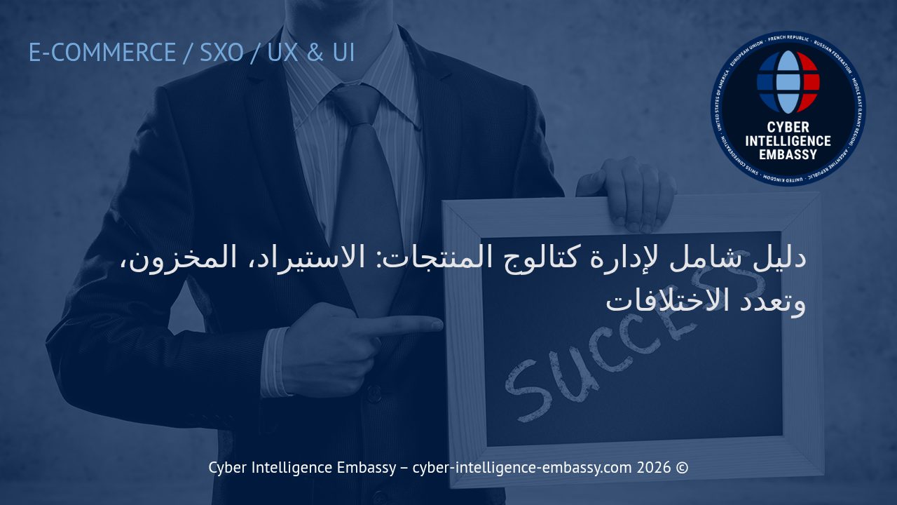 دليل شامل لإدارة كتالوج المنتجات: الاستيراد، المخزون، وتعدد الاختلافات