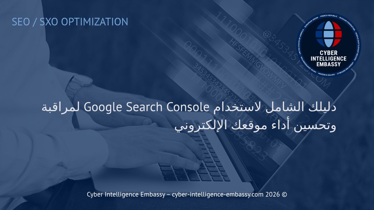 دليلك الشامل لاستخدام Google Search Console لمراقبة وتحسين أداء موقعك الإلكتروني
