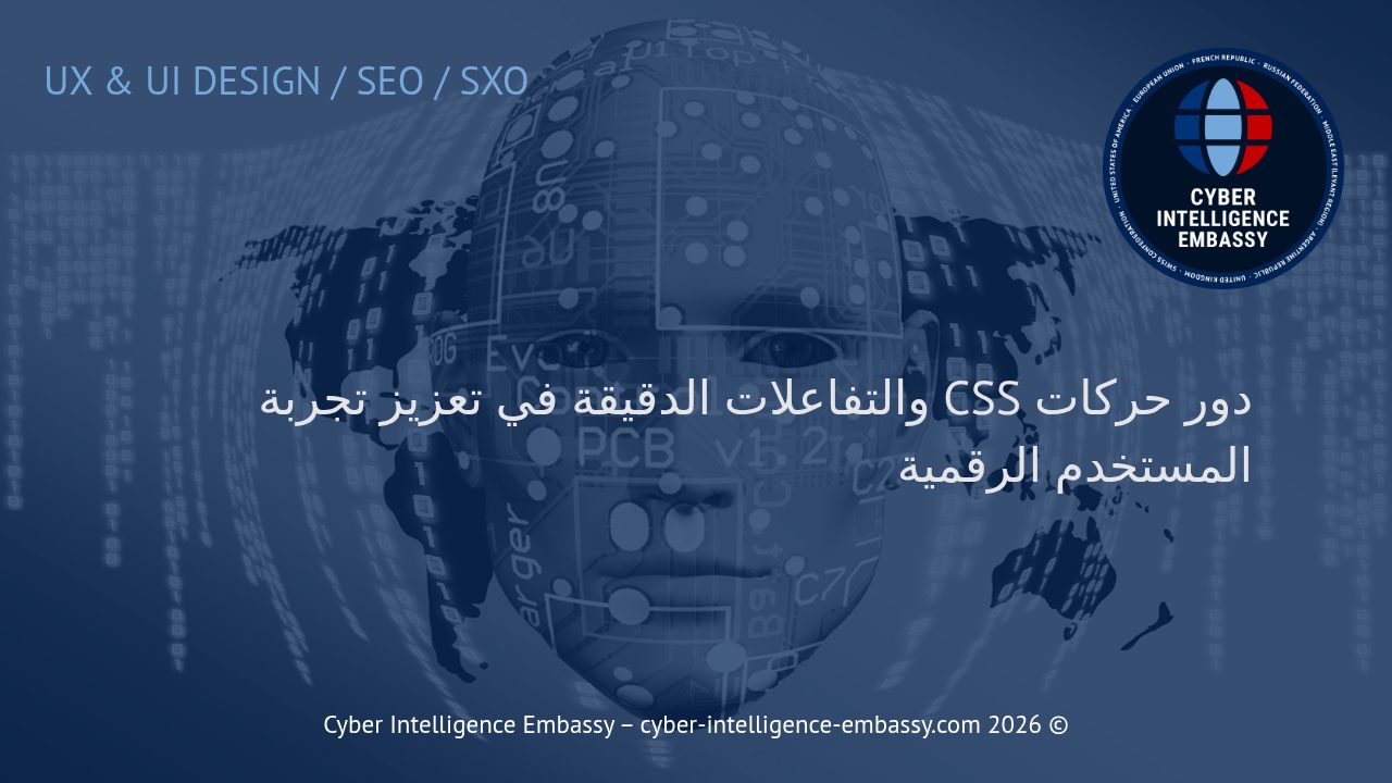 دور حركات CSS والتفاعلات الدقيقة في تعزيز تجربة المستخدم الرقمية