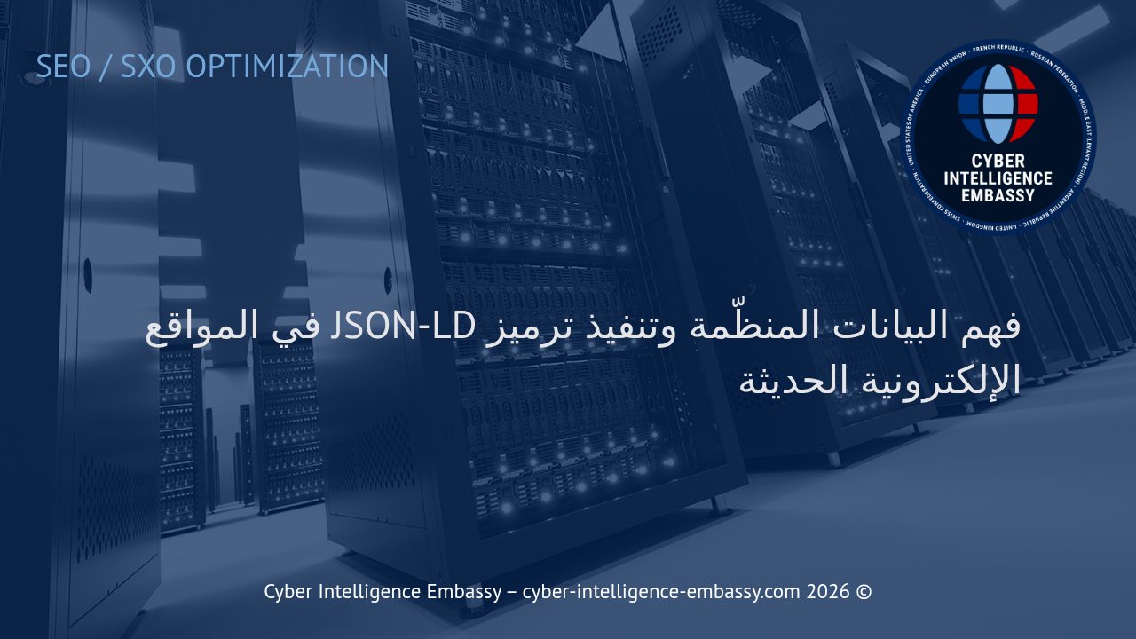 فهم البيانات المنظّمة وتنفيذ ترميز JSON-LD في المواقع الإلكترونية الحديثة