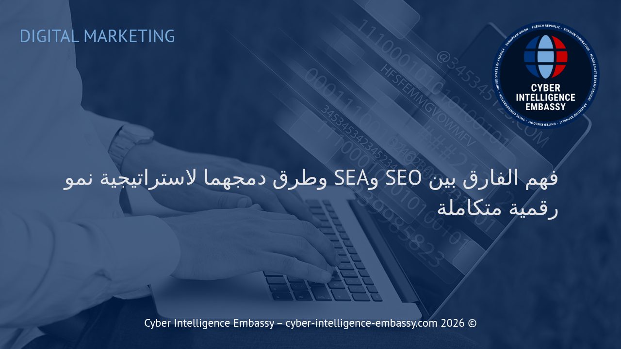 فهم الفارق بين SEO وSEA وطرق دمجهما لاستراتيجية نمو رقمية متكاملة
